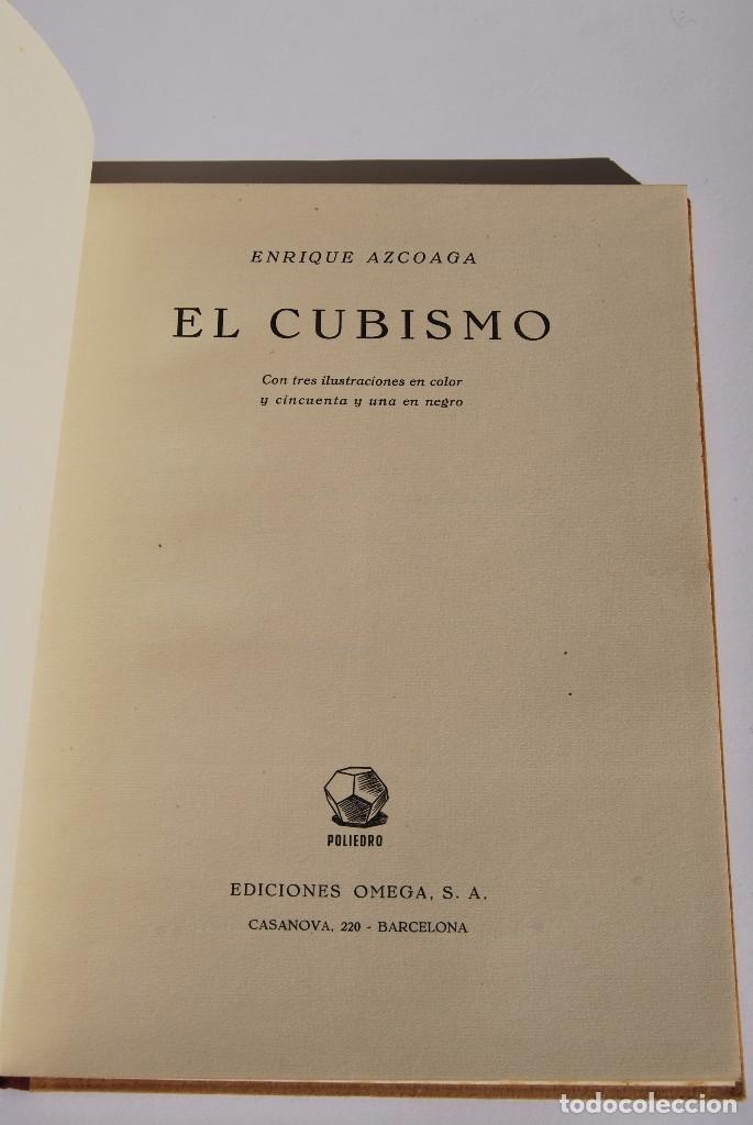 Libros de segunda mano: ENRIQUE AZCOAGA - CUBISMO - ED. OMEGA - POLIEDRO 1949 - LIBRO - Foto 2 - 82928268
