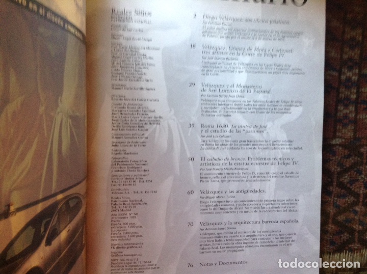 Libros de segunda mano: Reales sitios. Vel&aacute;zquez - Foto 2