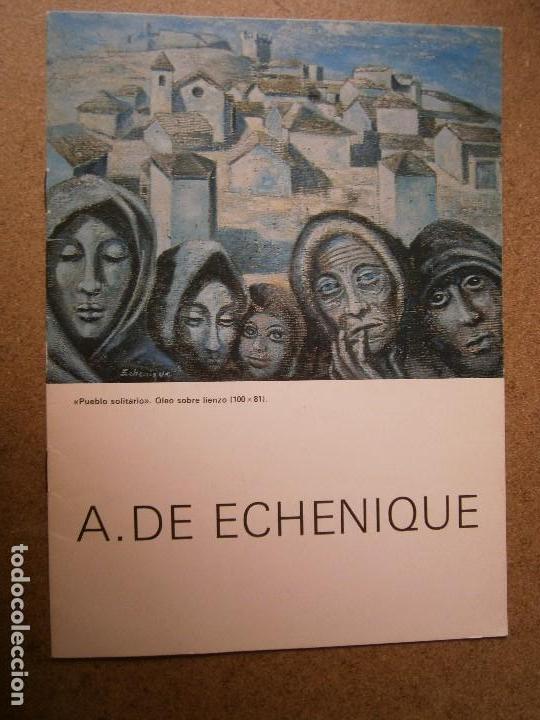 Second hand books: CATALOGOS PINTTORES GALERIAS - ANGEL DE ECHENIQUE EL CORTE INGLES CASTELLANA 1985