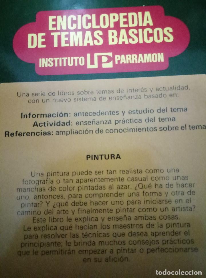 Libros de segunda mano: PINTURA - ENCICLOPEDIA DE TEMAS BASICOS - PARRAMON - Foto 2