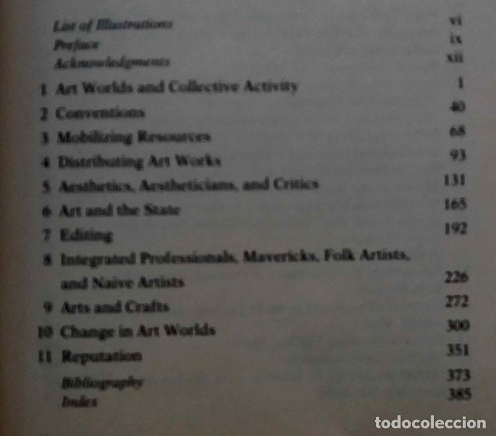 Libros de segunda mano: ART WORLDS, HOWARD S. BECKER. LIBRO EN INGL&Eacute;S - Foto 2