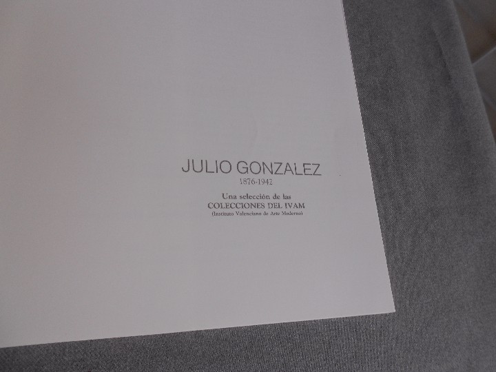 Libros de segunda mano: CATALOGO JULIO GONZALEZ - Foto 2