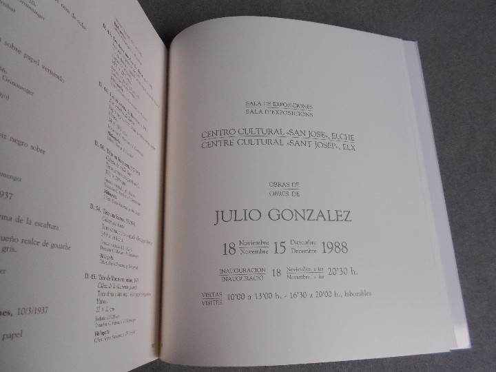 Libros de segunda mano: CATALOGO JULIO GONZALEZ - Foto 6