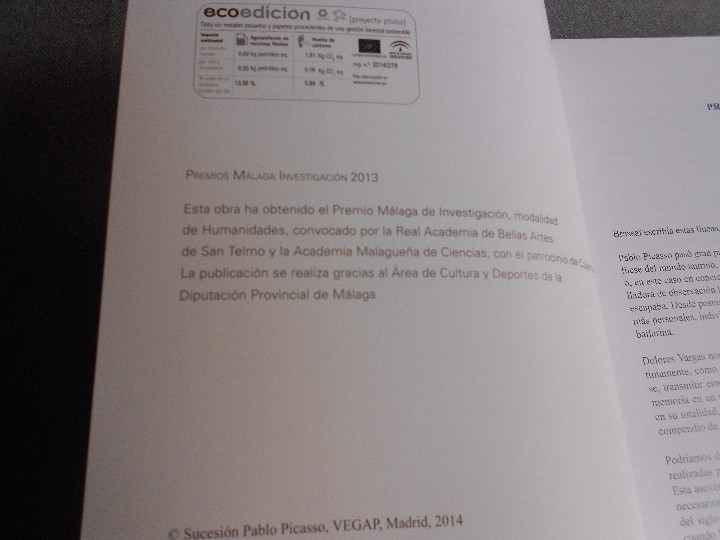 Libros de segunda mano: PICASSO, ICONOGRAFIAS DEL BAILE - Foto 3