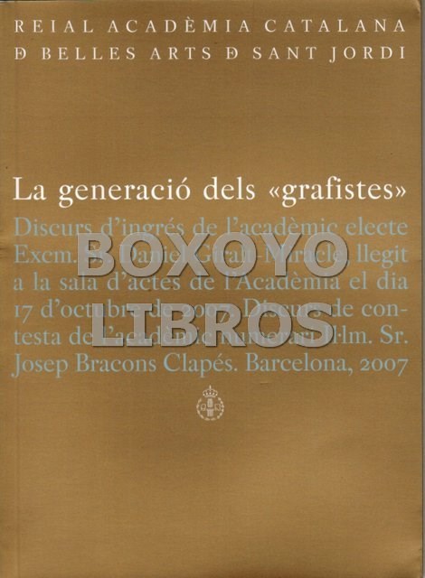 Libros de segunda mano: GIRALT MIRACLE, Daniel. La generaci&oacute; dels grafistes - Foto 1
