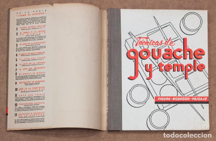 Libros de segunda mano: TECNICAS DE GOUACHE Y TEMPLE. LEDA. - Foto 2
