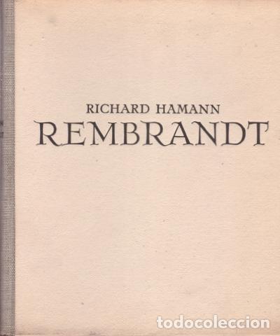 Libros de segunda mano: HAMANN, RICHARD: REMBRANDT - Foto 1
