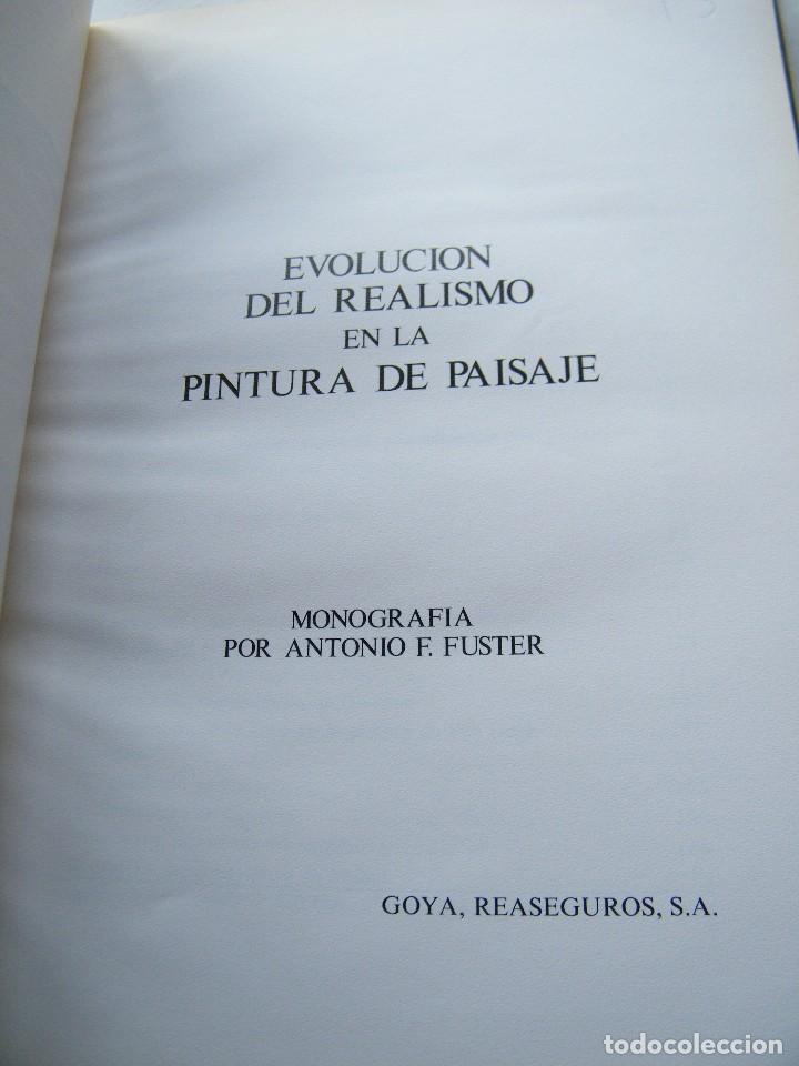 Libros de segunda mano: EVOLUCI&Oacute;N DEL REALISMO EN LA PINTURA DE PAISAJE - MONAGRAF&Iacute;A POR ANTONIO FUSTER - REASEGUROS (1976) - Foto 3