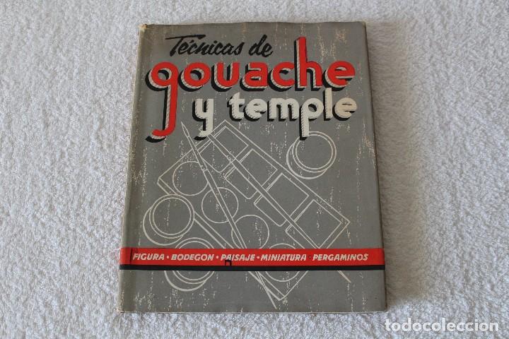 Libros de segunda mano: TECNICAS DE GOUACHE Y TEMPLE - LEDA (LAS EDICIONES DEL ARTE) - Foto 1