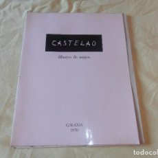 Libros de segunda mano: CASTELAO - DIBUXOS DE NEGROS - CASTELAO - GALAXIA 1970 - CARPETA CON 12 DIBUJOS
