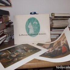 Libros de segunda mano: LA PINTURA COSTUMBRISTA ANDALUZA. 6 LÁMINAS. LA CRUZ DE CAMPO. 1988. RAFAEL ROMERO, BECQUER, DUMONT