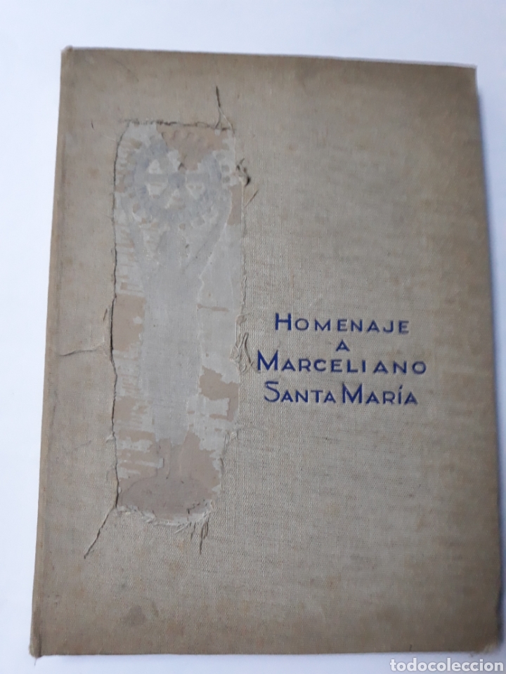 Libri di seconda mano: . Homenaje a Marceliano Santamar&iacute;a . Defectuoso Pintura antigua