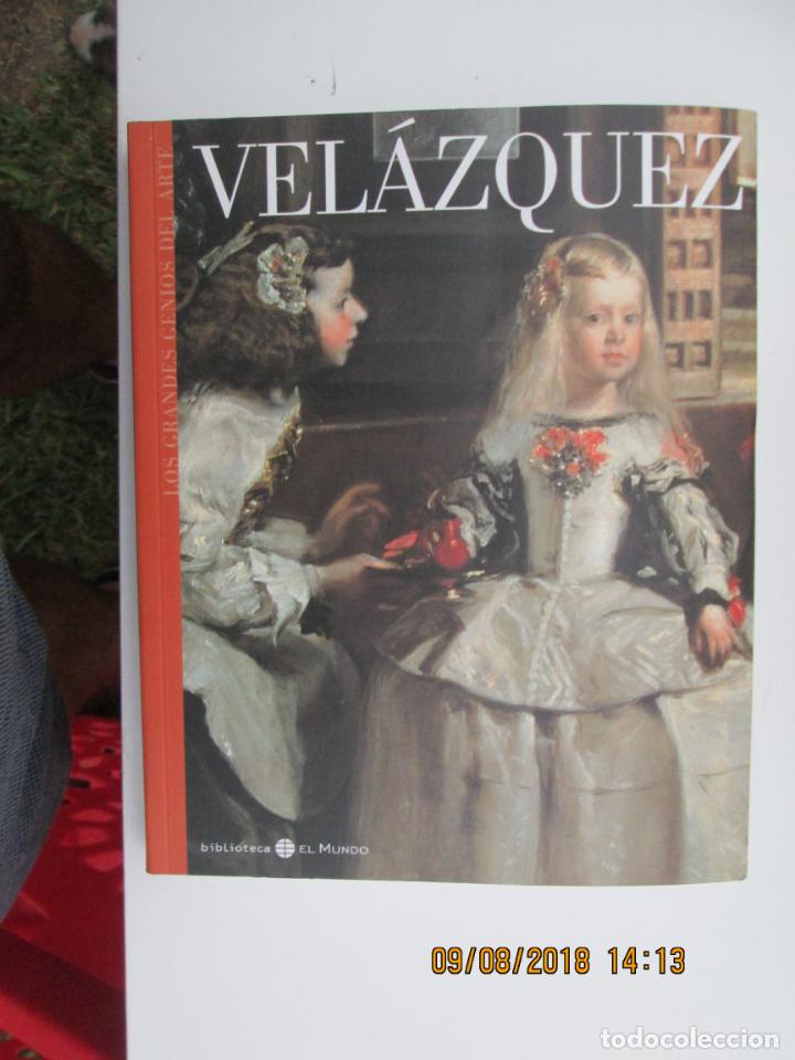 Libros de segunda mano: VELAZQUEZ, LOS GRANDES GENIOS DEL ARTE CONTEMPORANEO -ED. BIBLIOTECA EL MUNDO