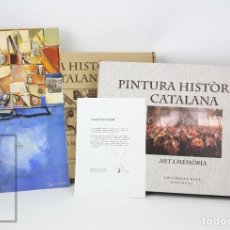 Libros de segunda mano: LIBRO GRAN FORMATO Y LITOGRAFÍA DE JOSEP GUINOVART - PINTURA HISTÒRICA CATALANA - BASE, 2015 - #FLA