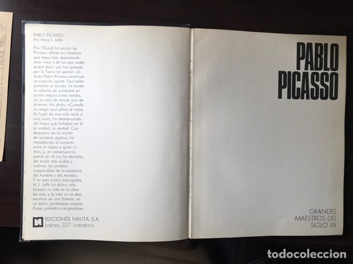 Libros de segunda mano: Picasso. Ediciones Nauta. Buen estado - Foto 3