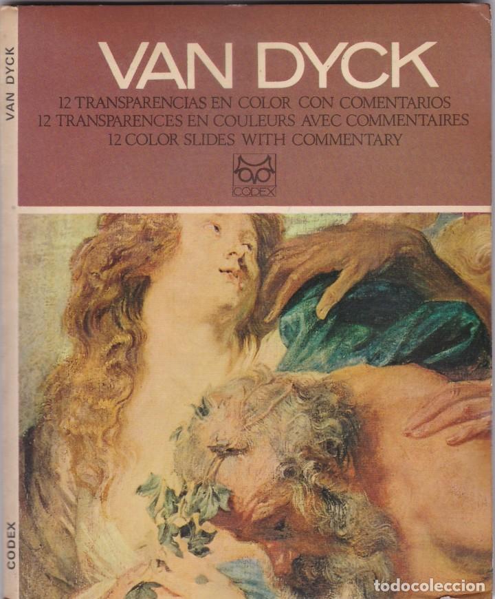 Libros de segunda mano: VAN DYCK. 12 TRANSPARENCIAS EN COLOR CON COMENTARIOS. EDITORIAL CODEX (1969) - Foto 1