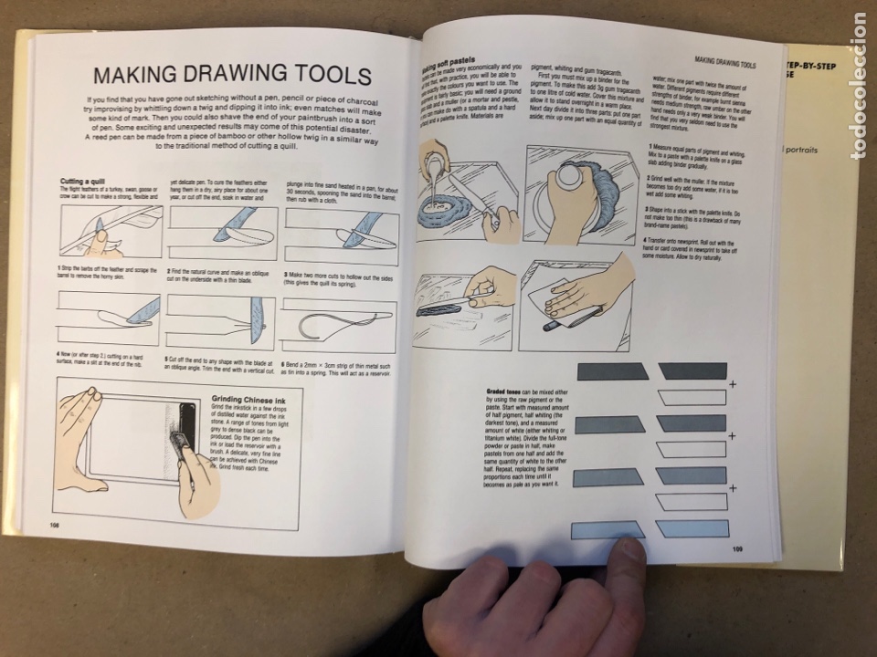 Libros de segunda mano: THE COMPLETE STEP-BY-STEP DRAWING COURSE. CHANCELLOR PRESS 1993. - Foto 10