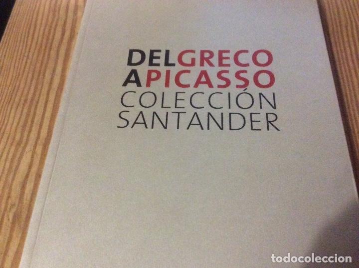 Libros de segunda mano: Del greco a picasso banco de santander - Foto 1