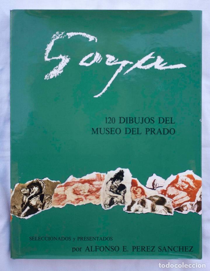 Libros de segunda mano: Libro de 120 dibujos de Goya de el Museo del Prado