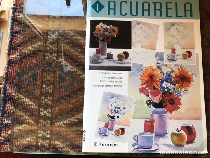 Libros de segunda mano: Acuarela.Ejercicios. Parram&oacute;n - Foto 1