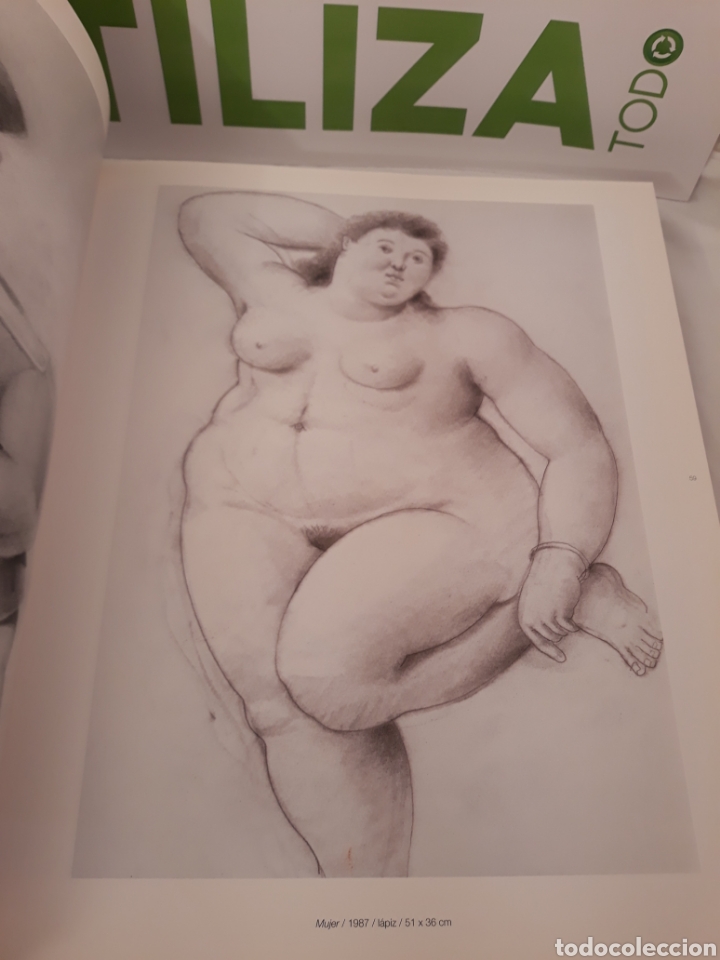 Libros de segunda mano: Botero Dibujos. Ediciones Villegas.1999. - Foto 10