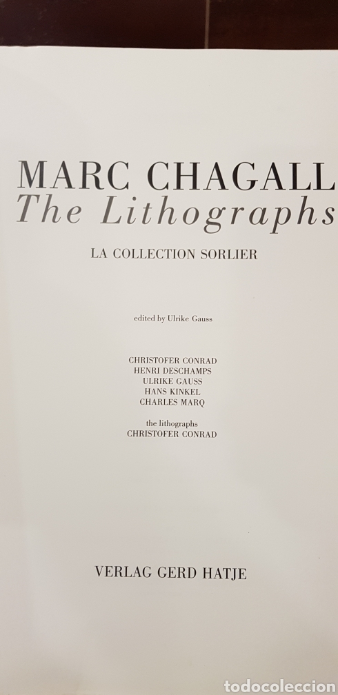 Libros de segunda mano: MARC GHAGALL,The lithographs. - Foto 2