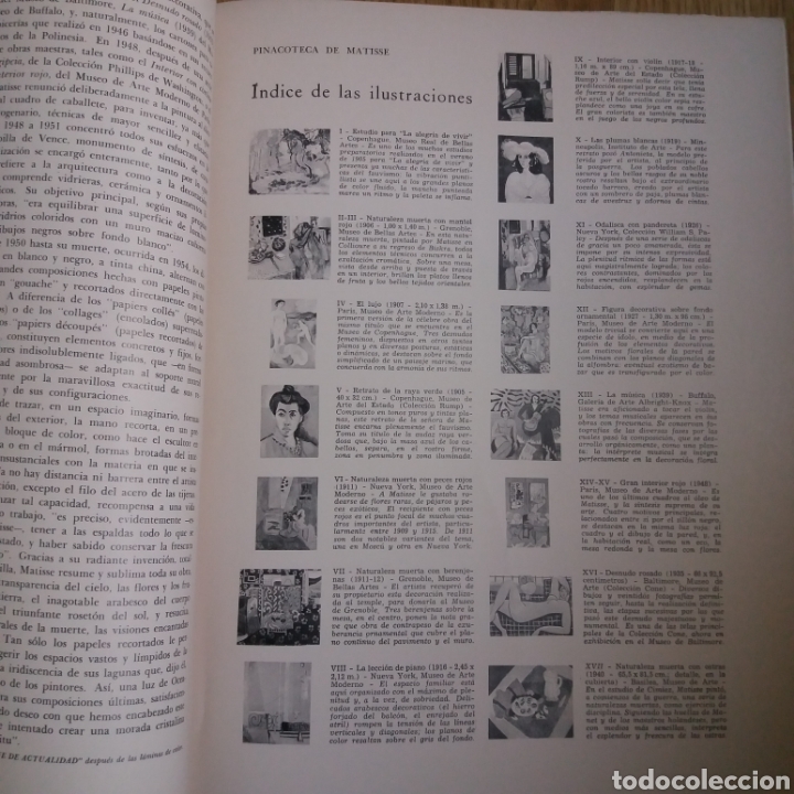 Libros de segunda mano: Pinacoteca de los genios. Matisse. Num 43. Codex 1964 - Foto 5