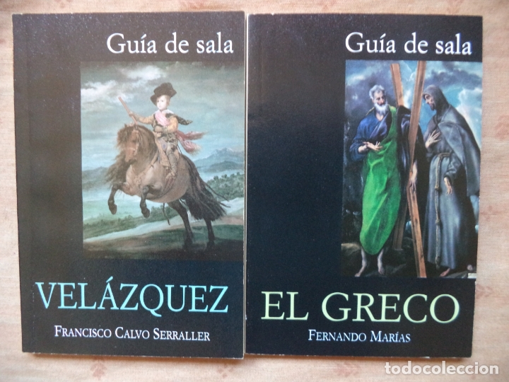 Libros de segunda mano: DOS GUIA DE SALA VELAZQUEZ Y EL GRECO