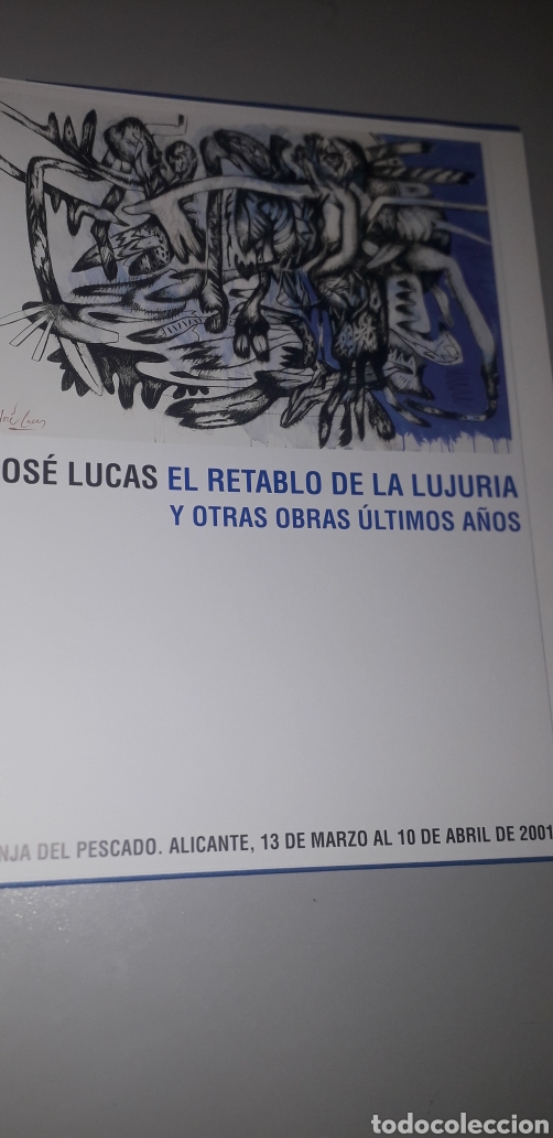 Libros de segunda mano: Jose Lucas. El retablo de la lujuria. - Foto 2
