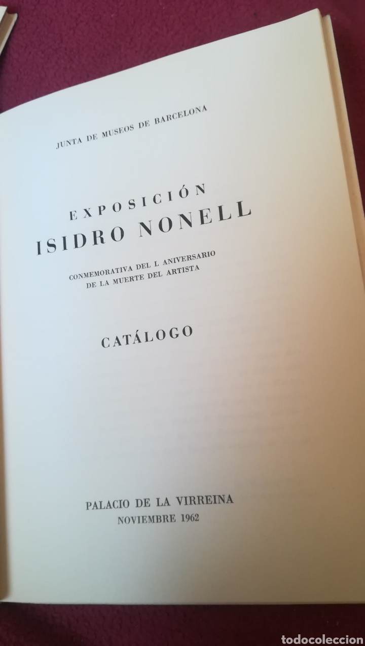 Libros de segunda mano: Catalogo de Isidro Nonell de 1962 - Foto 2