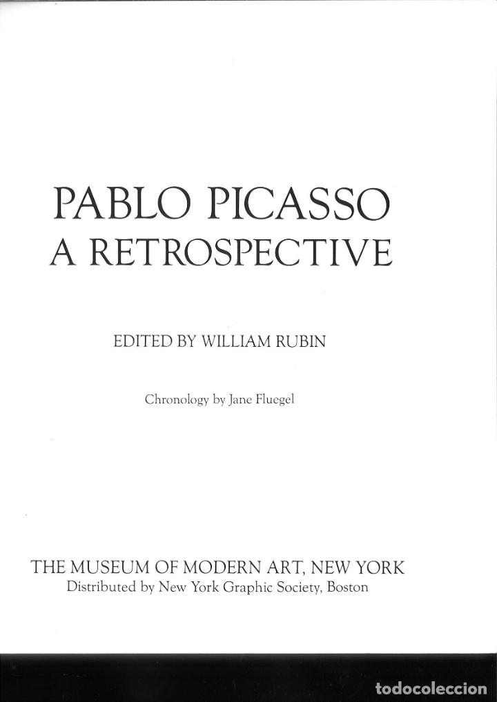 Libros de segunda mano: PABLO PICASSO A RETROSPECTIVE. William Rubin - Foto 2