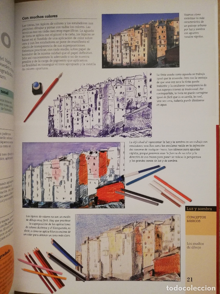 Libros de segunda mano: LUZ Y SOMBRA. T&Eacute;CNICA Y EJERCICIOS (C&Iacute;RCULO DE LECTORES / PARRAM&Oacute;N EDICIONES) - Foto 9