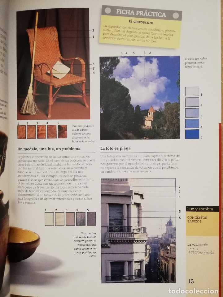 Libros de segunda mano: LUZ Y SOMBRA. T&Eacute;CNICA Y EJERCICIOS (C&Iacute;RCULO DE LECTORES / PARRAM&Oacute;N EDICIONES) - Foto 10