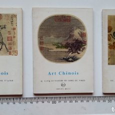 Libros de segunda mano: LOTE TRES LIBRITOS, ART CHINOIS, EN FRANCÉS