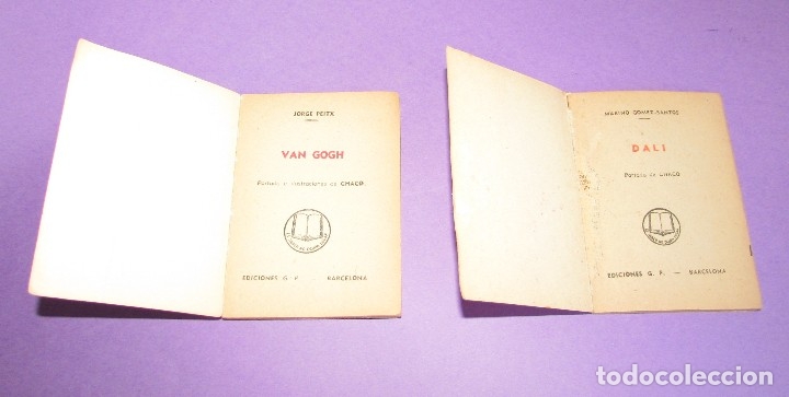 Libros de segunda mano: DAL&Iacute; - VAN GOGH - DOS LIBRITOS PULGA - Foto 2