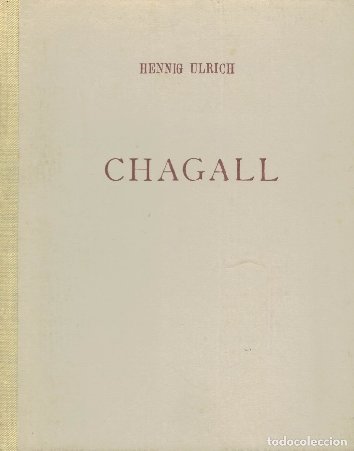 Libros de segunda mano: Hennig Ulrich, Chagall - Foto 1