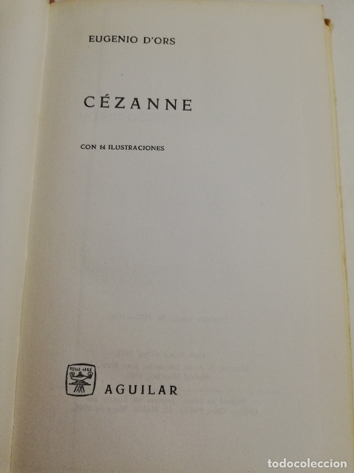 Libros de segunda mano: C&Eacute;ZANNE (EUGENIO DORS) AGUILAR - Foto 3