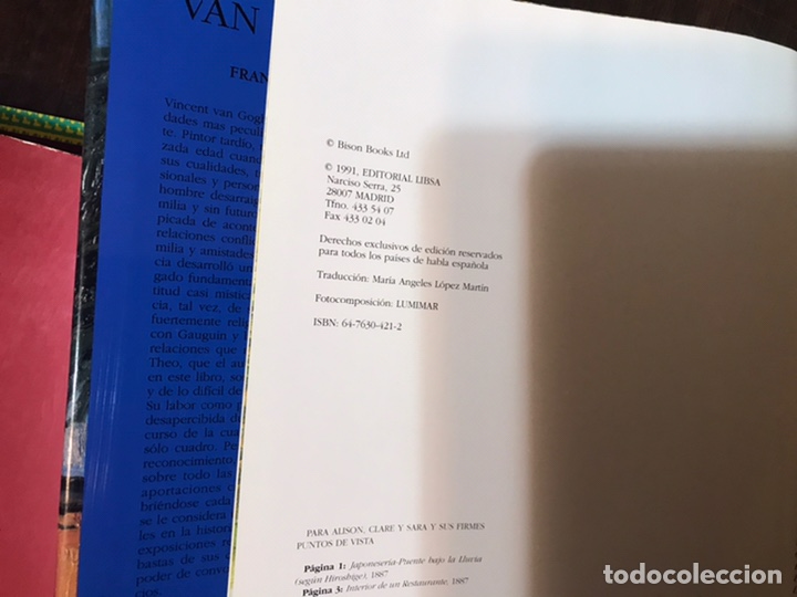 Libros de segunda mano: Van Gogh. Frank Milner. Libsa. Gran formato - Foto 7