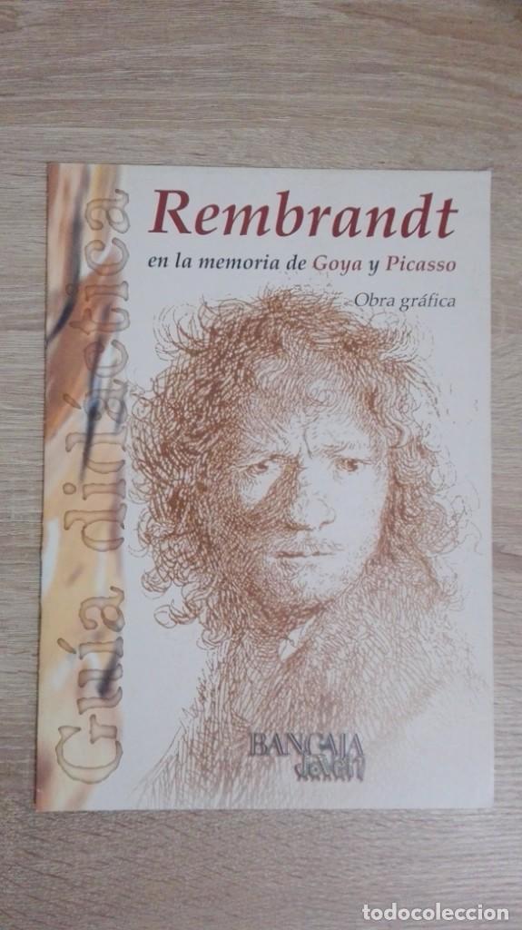 Second hand books: GU&Iacute;A DID&Aacute;CTICA REMBRANDT-EN LA MEMORIA DE GOYA Y PICASSO-BANCAJA JOVEN-A&Ntilde;OS 90