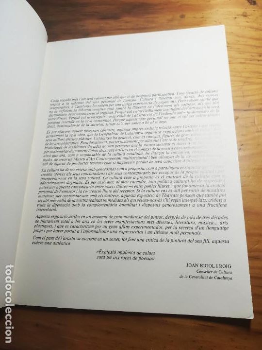 Libros de segunda mano: Tharrats. 1985. Cat&agrave;leg. Barcelona. - Foto 3