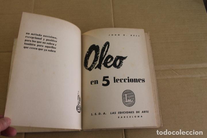 Libros de segunda mano: OLEO EN 5 LECCIONES, JOHN G.BELL - Foto 2