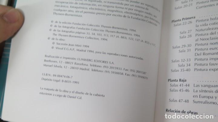 Libros de segunda mano: 1993.- GUIA DEL MUSEO THYSSEN BORNEMISZA - Foto 2