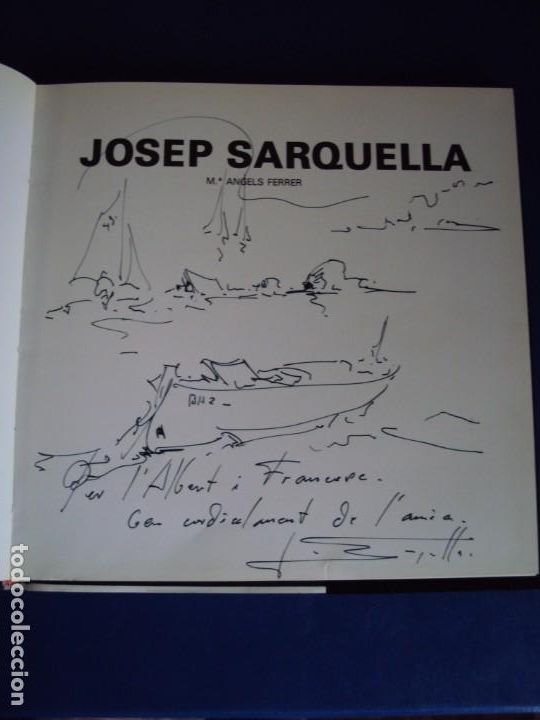 Libros de segunda mano: (LI-200104)JOSEP SARQUELLA - DIBUJO Y DEDICATORIA ORIGINAL