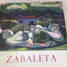 Libros de segunda mano: RAFAEL ZABALETA, TEXTO POR EUGENIO D'ORS. GALLADES 1955 COLECC. ARTISTAS CONTEMPORÁNEOS