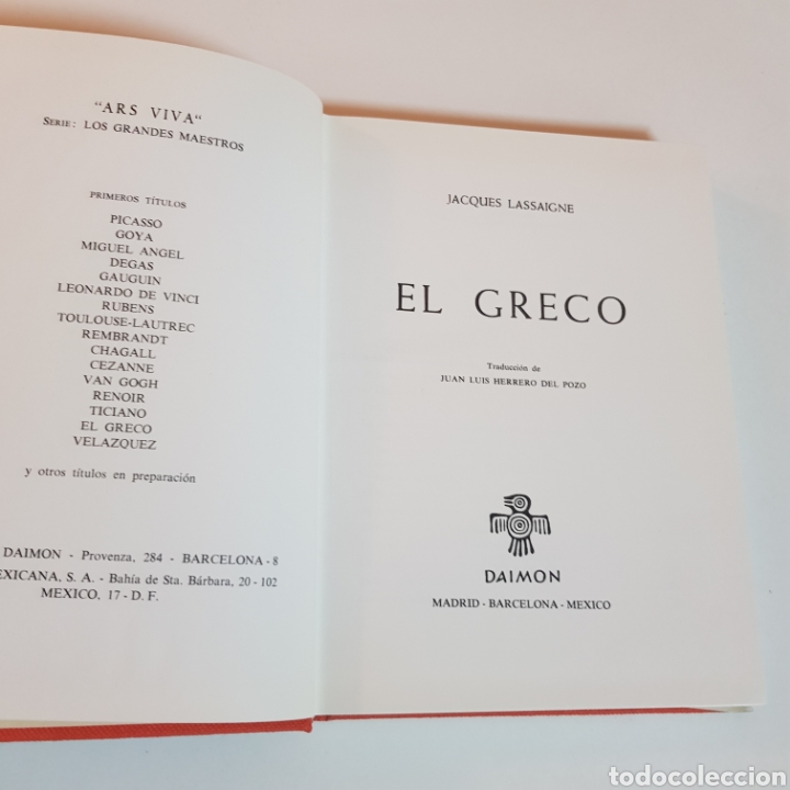 Libros de segunda mano: EL GRECO 1973 ED. DAIMON - Foto 2