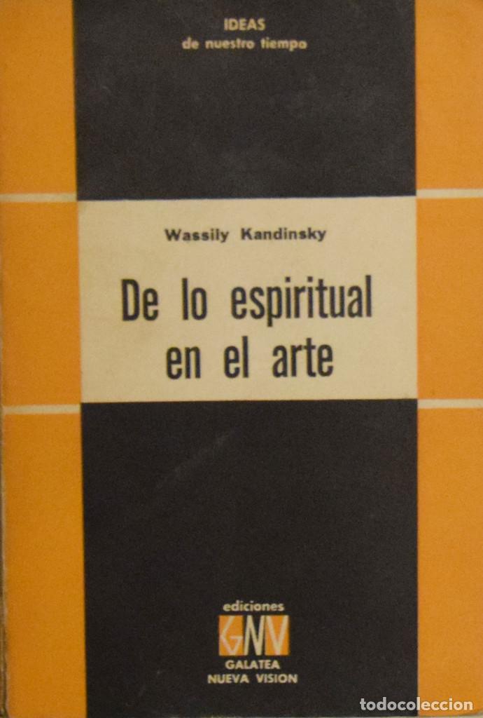 Second hand books: DE LO ESPIRITUAL EN EL ARTE Y LA PINTURA EN PARTICUULAR - Wassily KANDINSKY