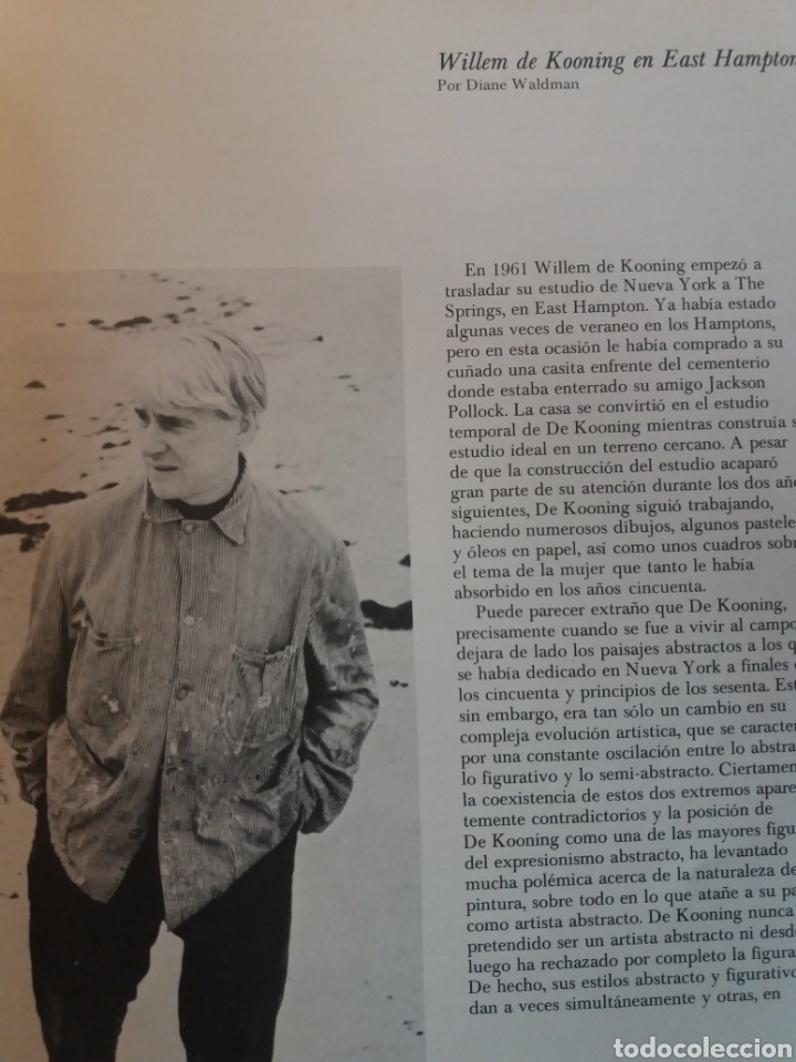Libros de segunda mano: Cat&aacute;logo W. de Kooning (1979) - Foto 3