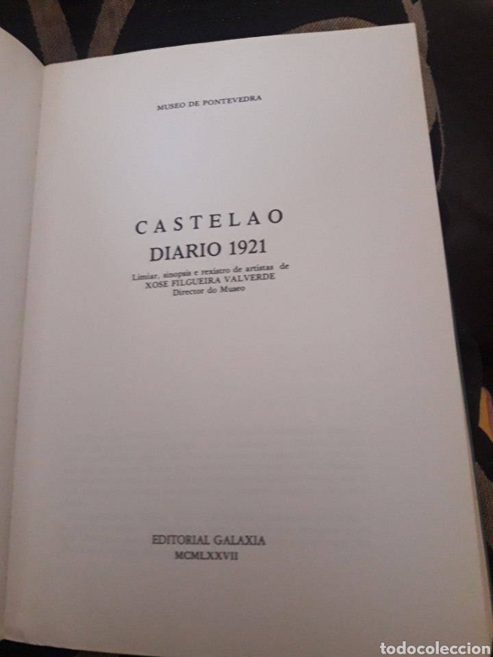 Libros de segunda mano: Castelao, Diario 1921 - Foto 3