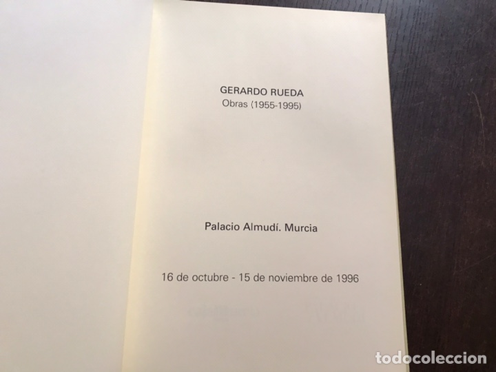 Libros de segunda mano: Gerardo Rueda. Obras 1955-1995 - Foto 4