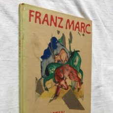 Libros de segunda mano: FRANZ MARC, PINTOR DEL EXPRESIONISMO ALEMAN SIGLO XX, 15 RETRATO DE ANIMALES, 1954, EN ALEMAN
